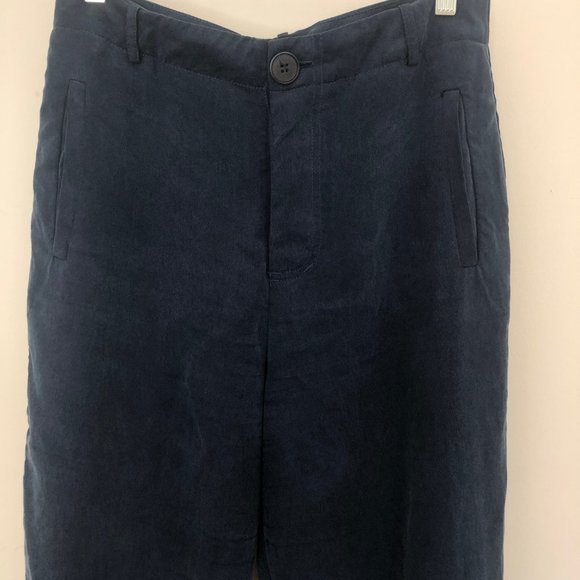REFORMATION Keaton Pant in Navy Size 6 - Picture 7 of 8